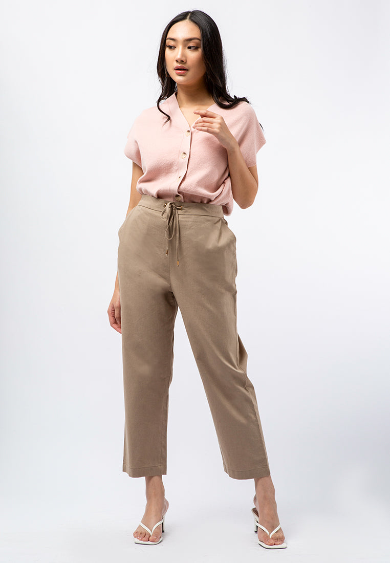 High Waist Tapered Pants