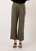Dusty green highwaist pants