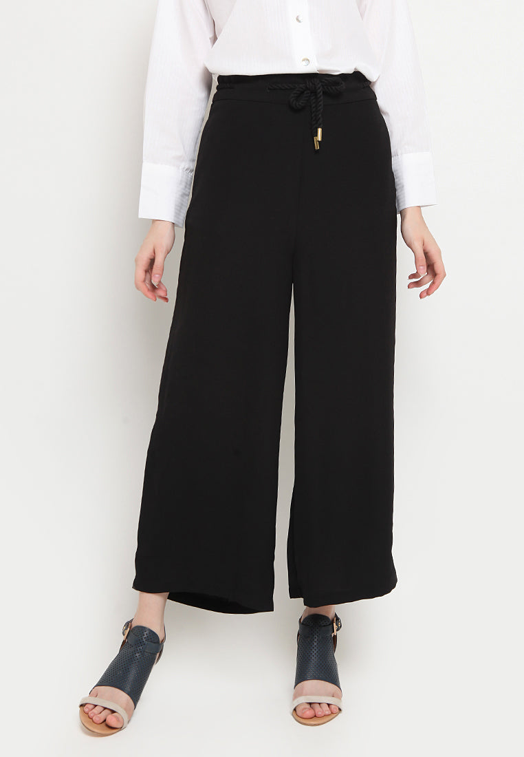 High Waist Straight Long Pants