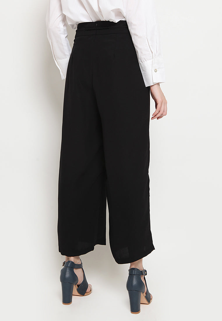 High Waist Straight Long Pants