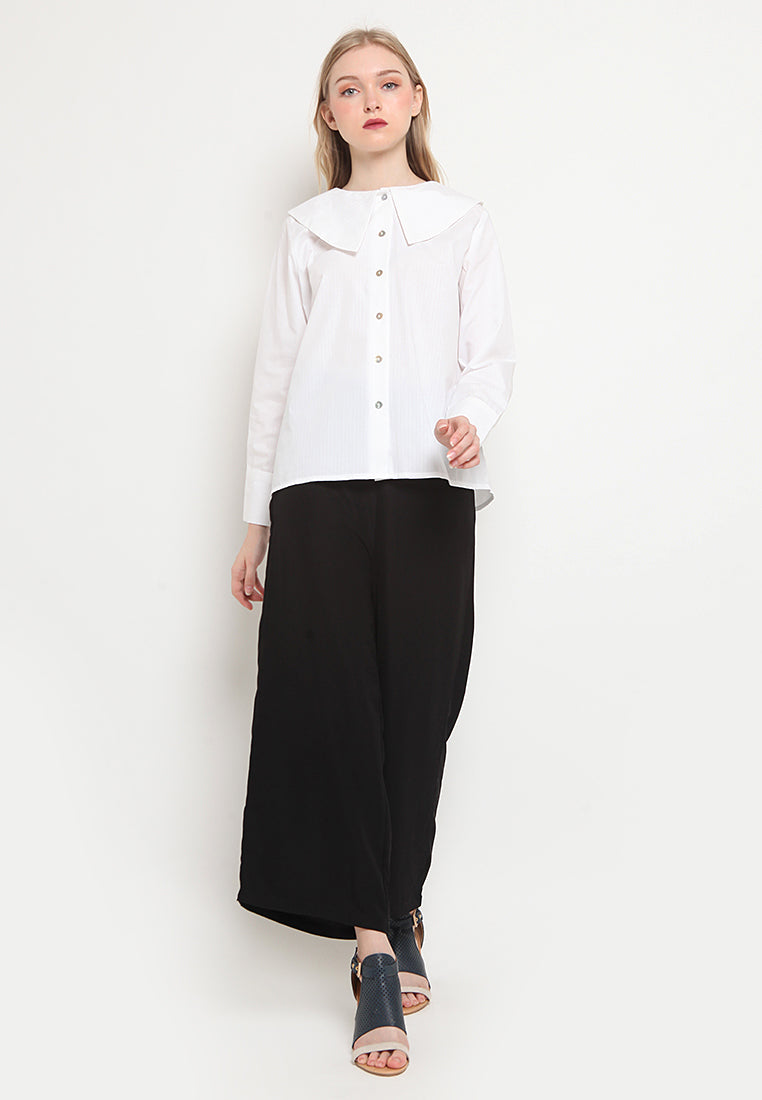 High Waist Straight Long Pants
