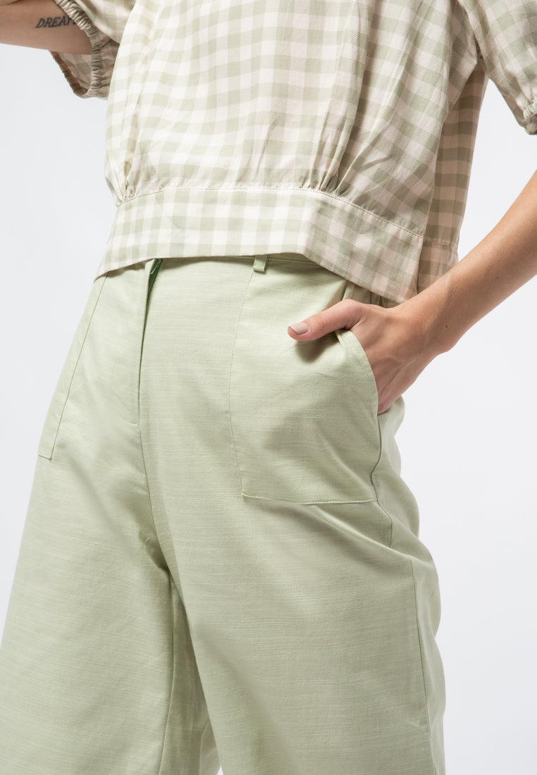 Ankle Length Straight Pants