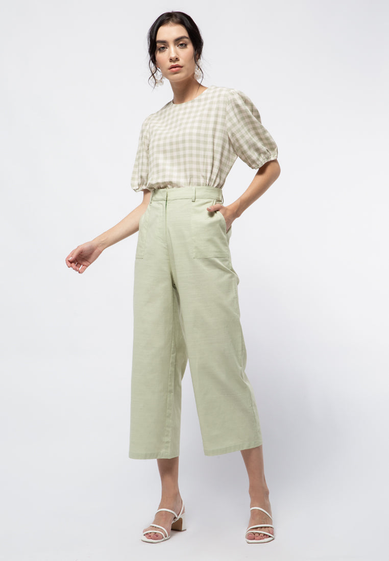 Ankle Length Straight Pants