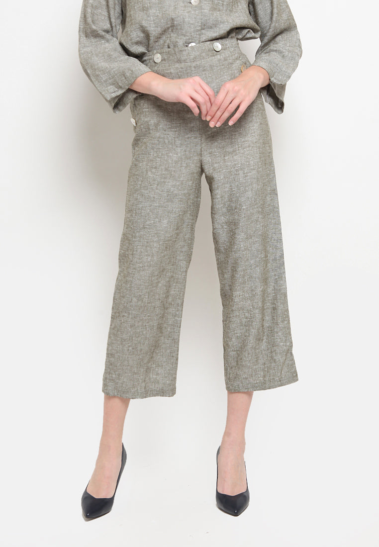 High-waisted Long Pants