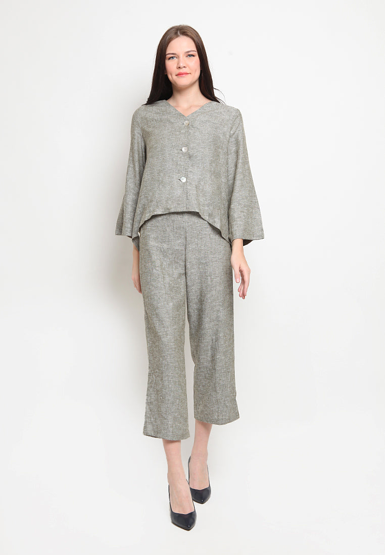 High-waisted Long Pants