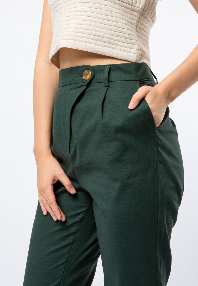 Tapered Ankle Length Pants