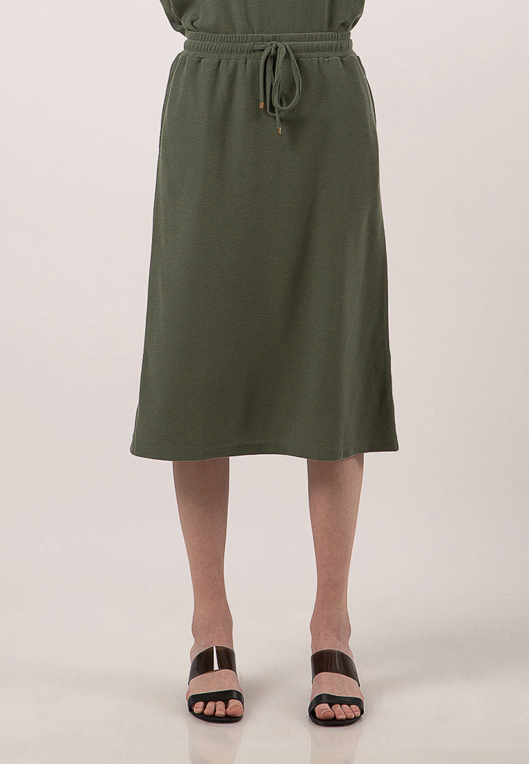 Midi Skirt A-line Silhouette