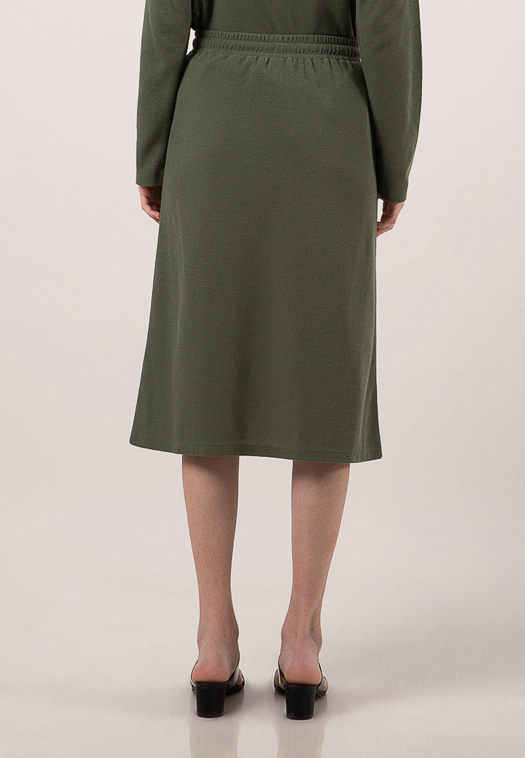 Midi Skirt A-line Silhouette