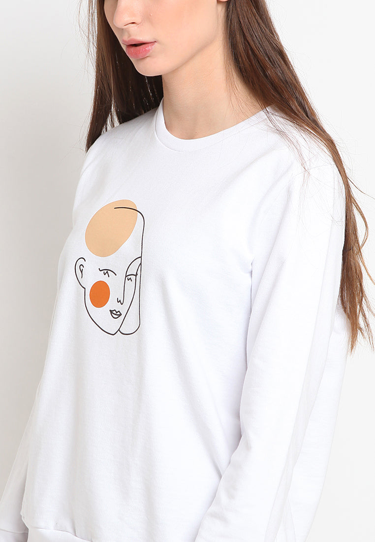 Long Sleeve Basic Sweatshirt
