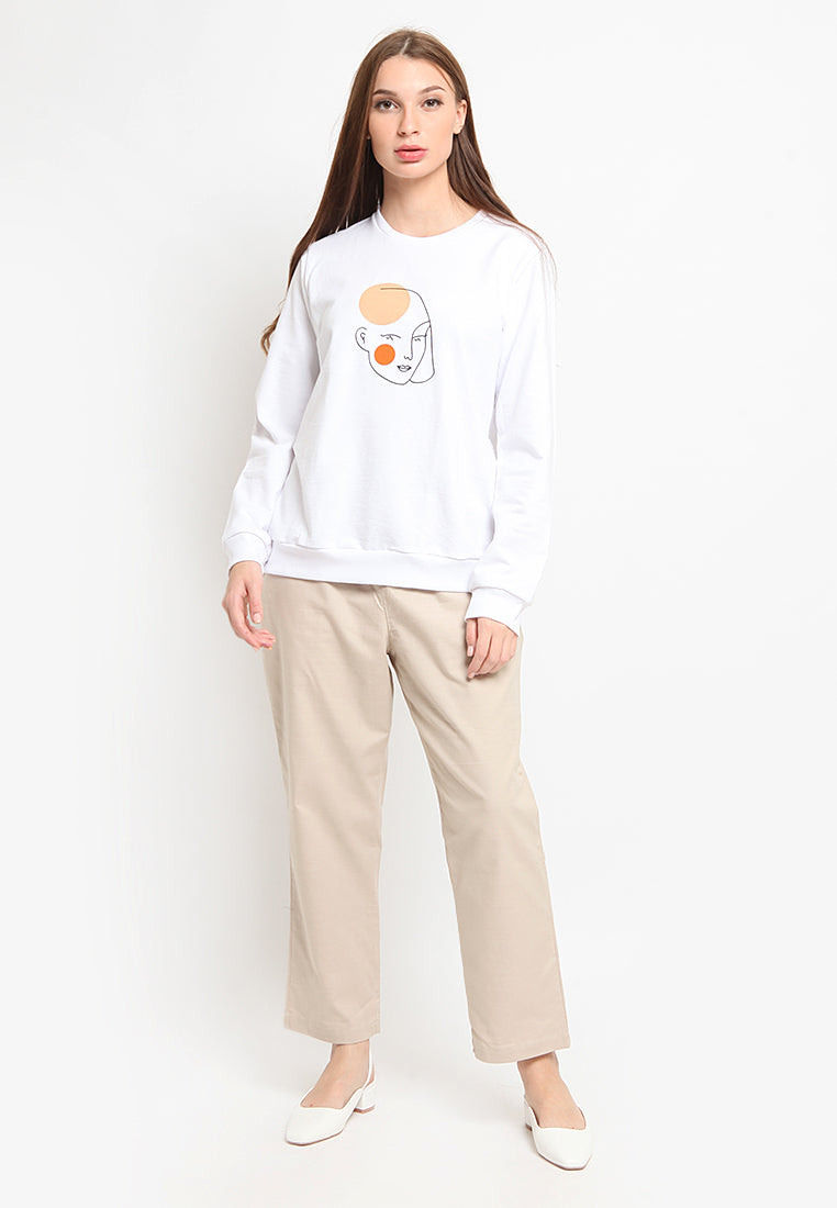 Long Sleeve Basic Sweatshirt