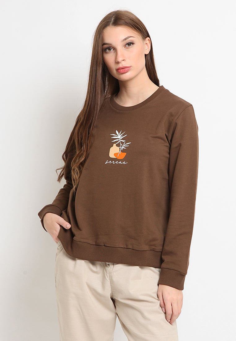 Long Sleeve Basic Sweatshirt