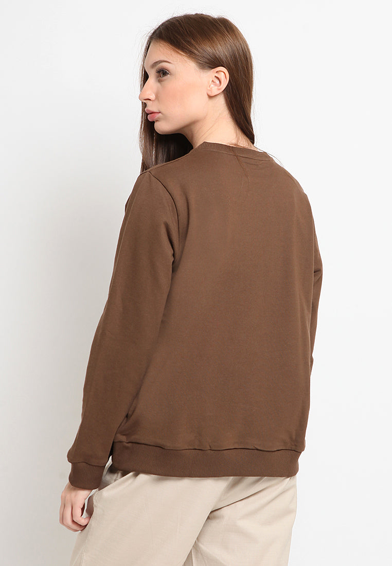 Long Sleeve Basic Sweatshirt