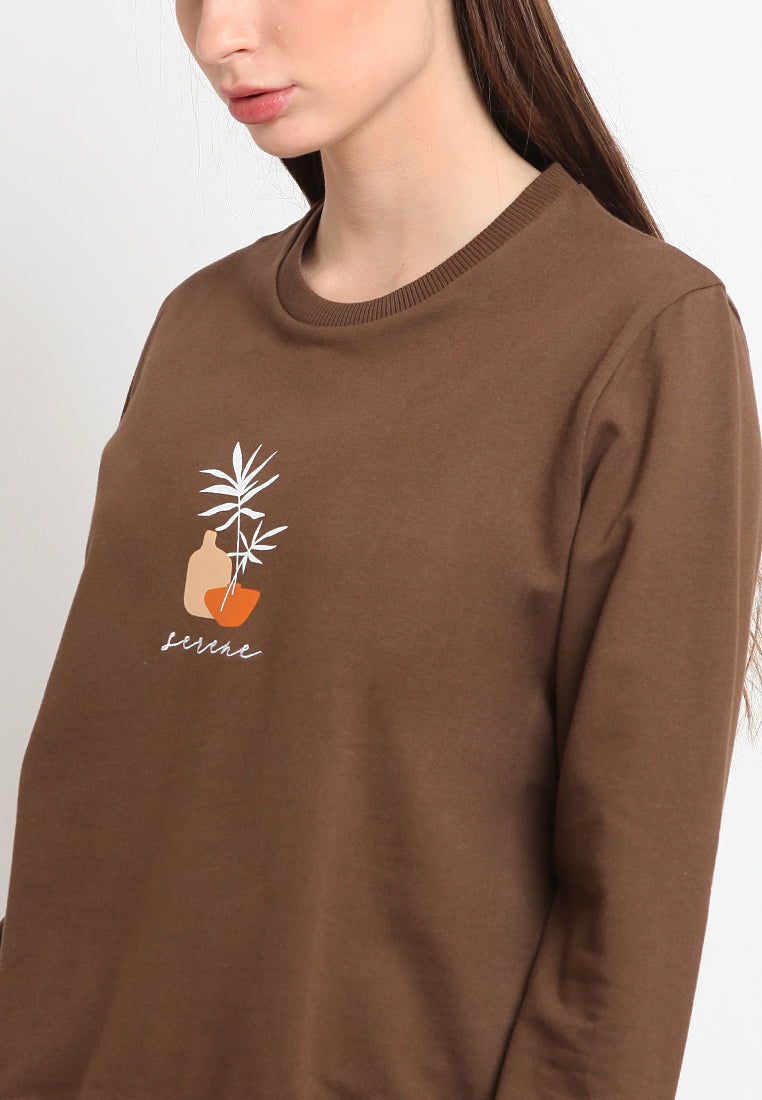 Long Sleeve Basic Sweatshirt