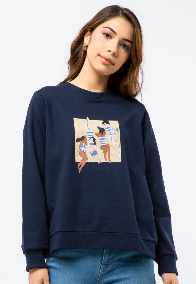 Long Sleeve Graphic Sweatshirt