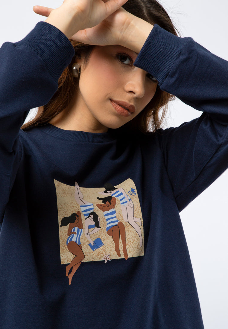 Long Sleeve Graphic Sweatshirt