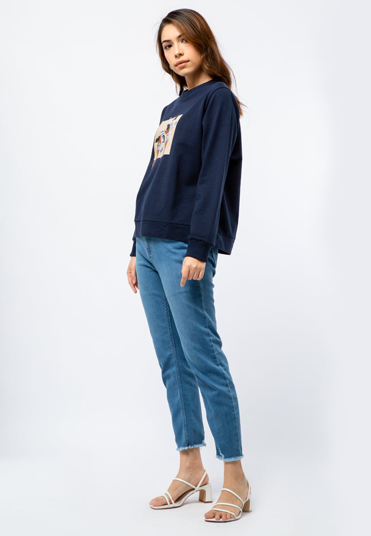 Long Sleeve Graphic Sweatshirt