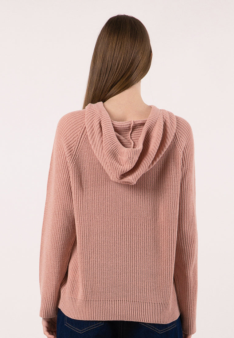 Loose Sweater with Hoodie