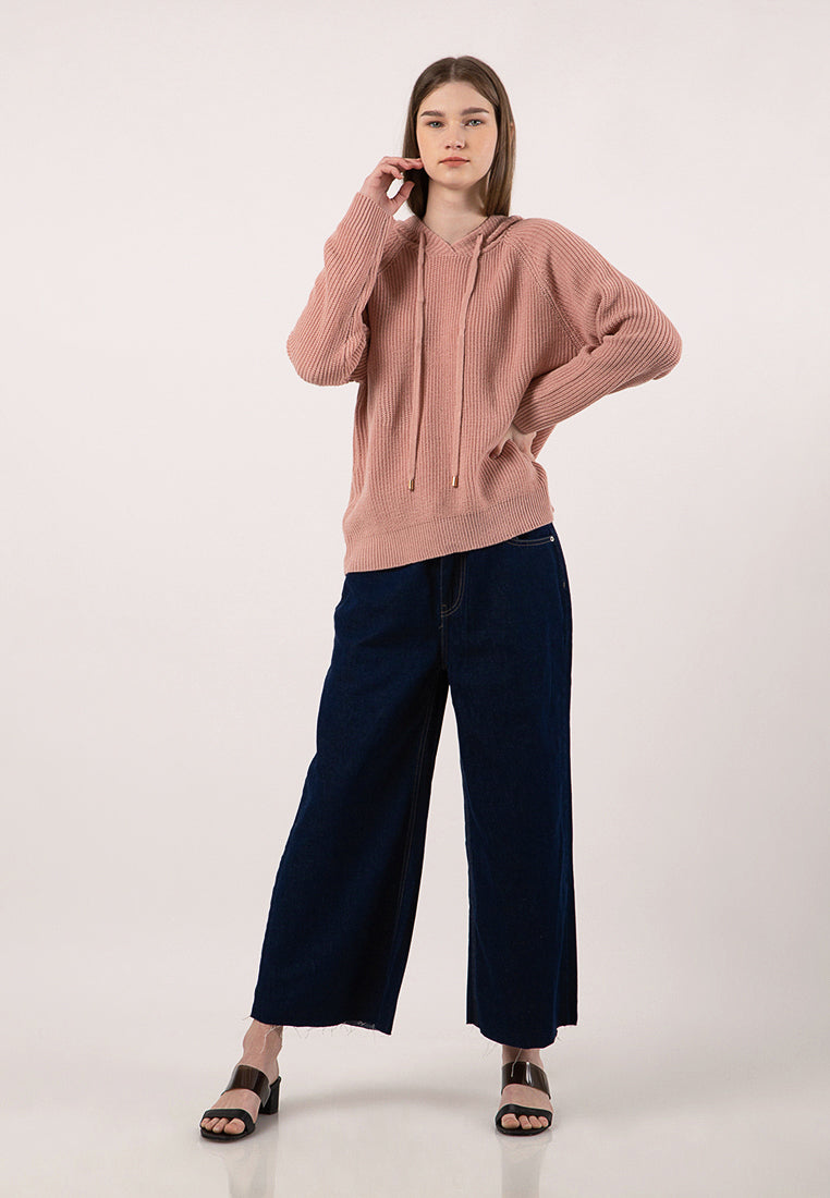 Loose Sweater with Hoodie