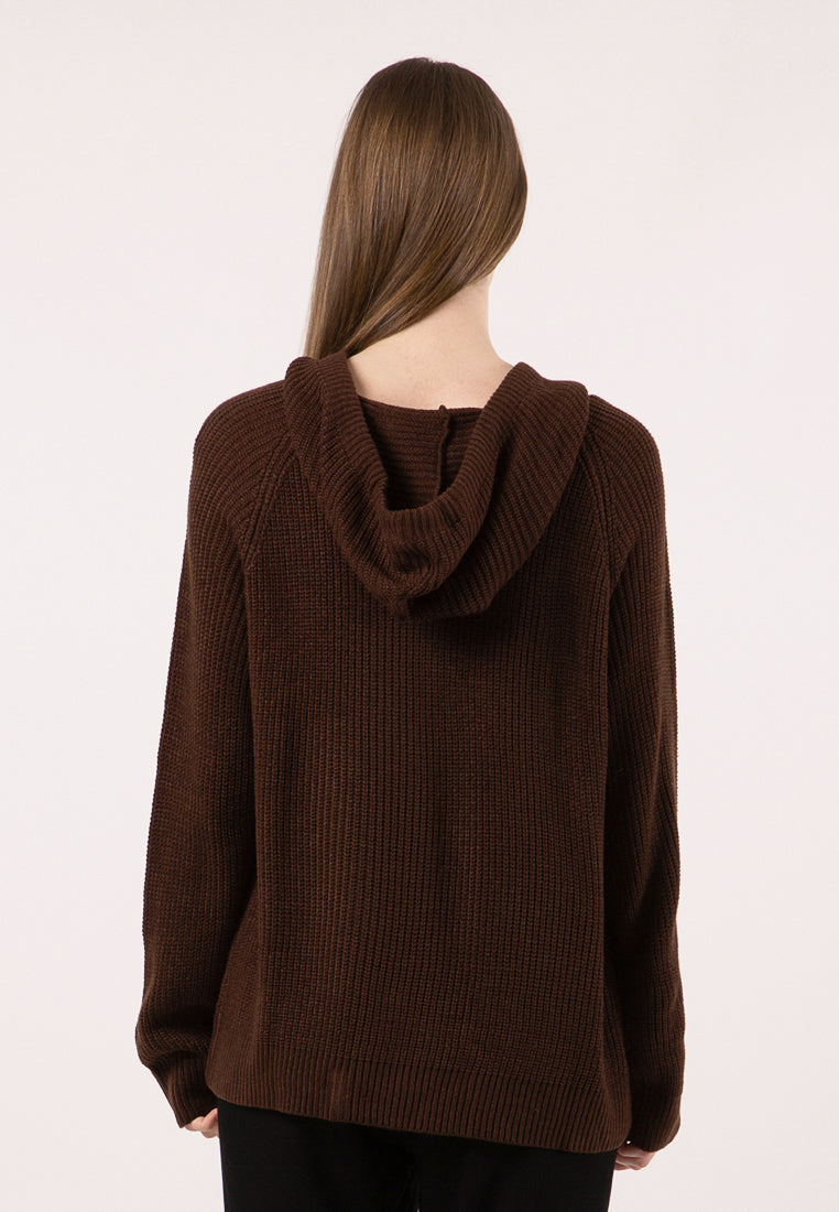 Loose Sweater with Hoodie