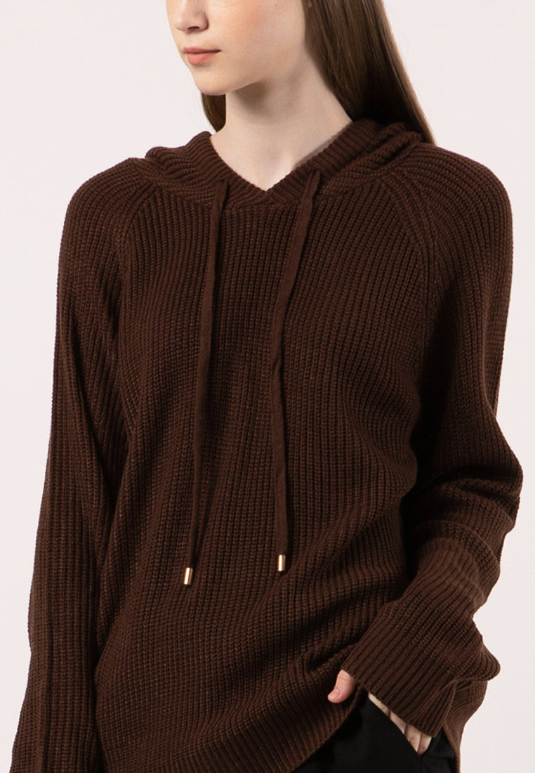 Loose Sweater with Hoodie