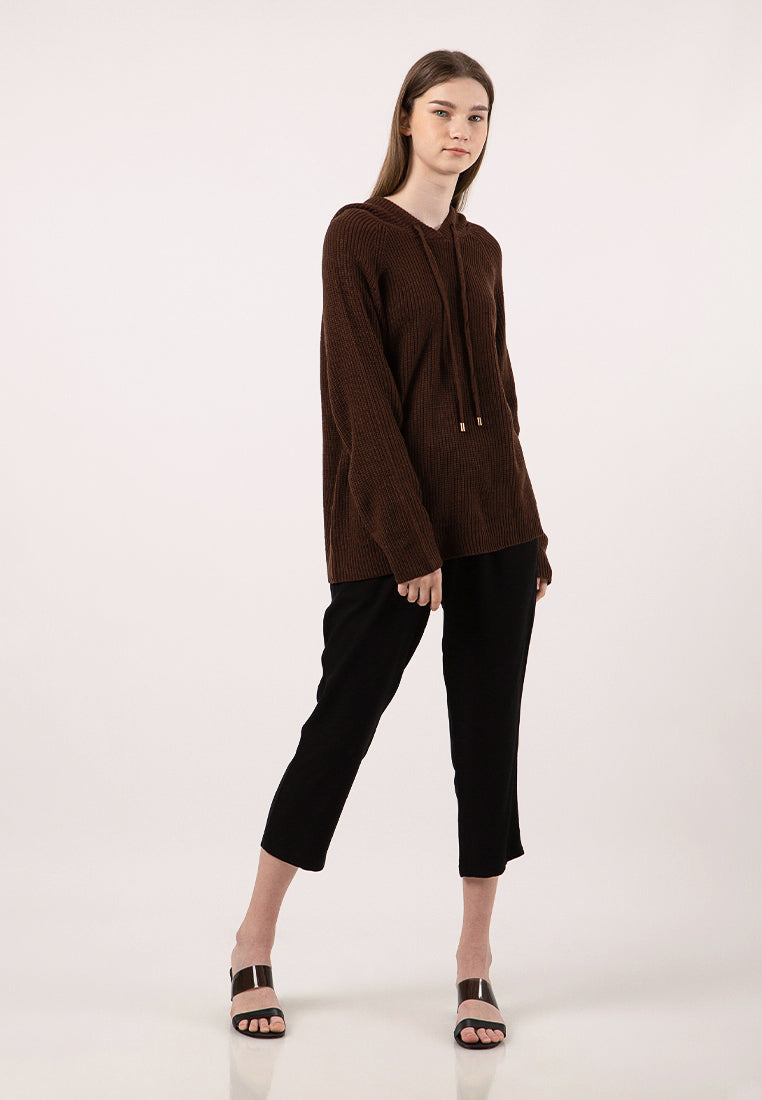 Loose Sweater with Hoodie