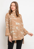 Printed Bell Sleeves Tunic
