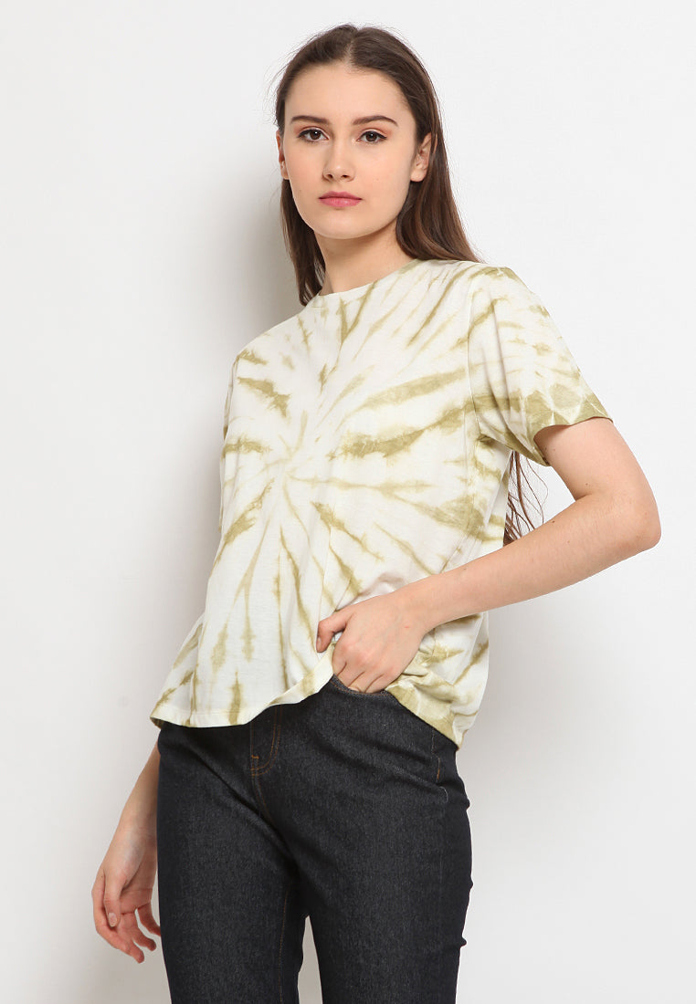 Round Neck Tie Dye T-shirt