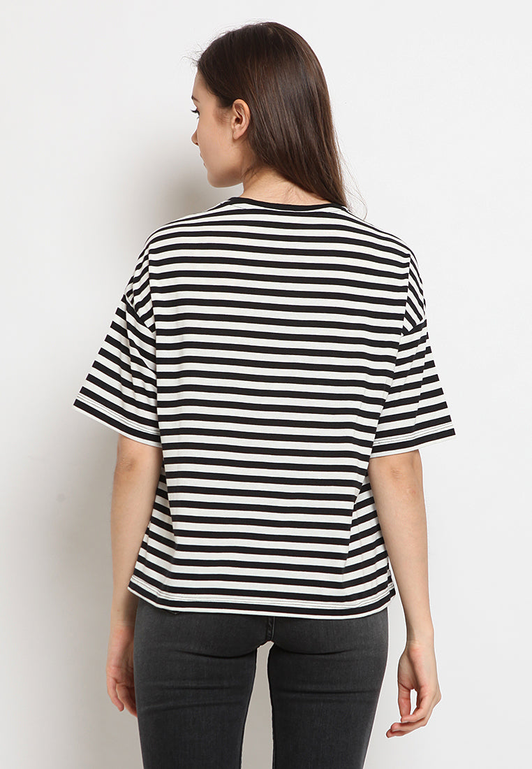 Stripe Crop T-shirt