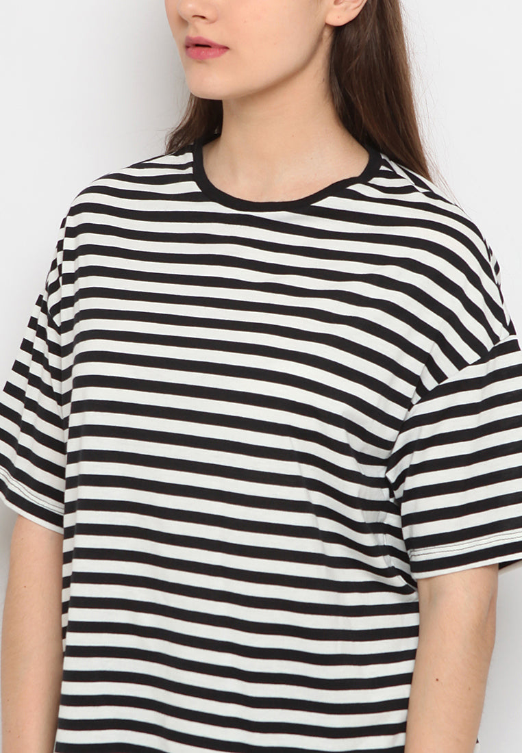 Stripe Crop T-shirt