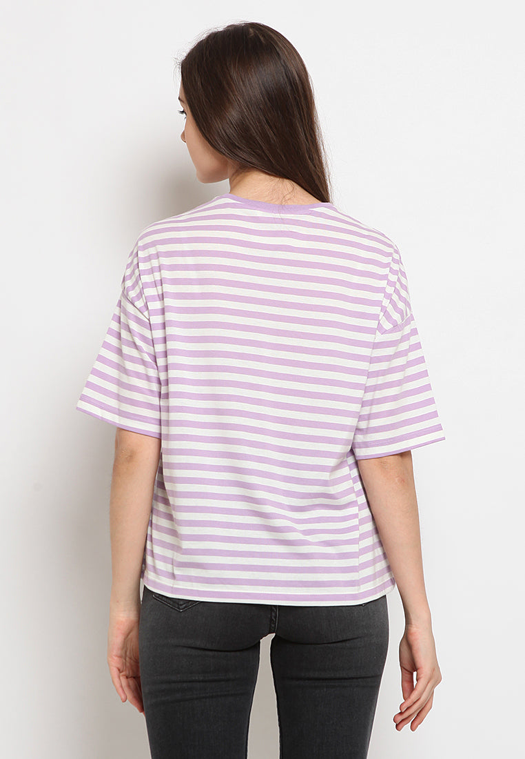 Stripe Crop T-shirt