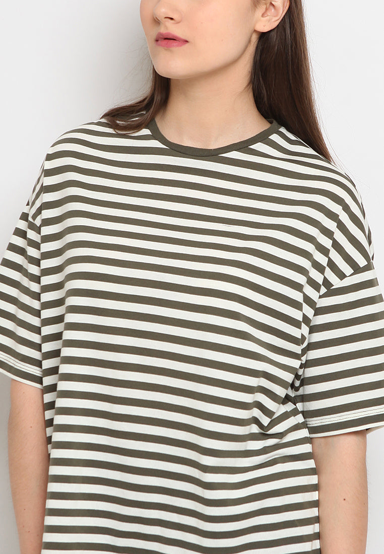 Stripe Crop T-shirt