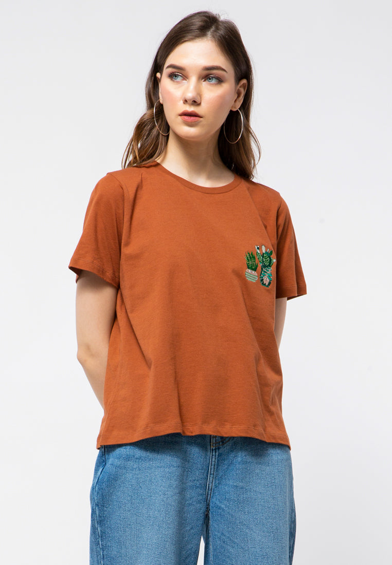Embossed T-shirt