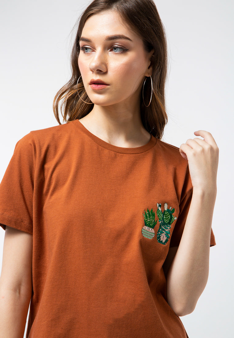 Embossed T-shirt
