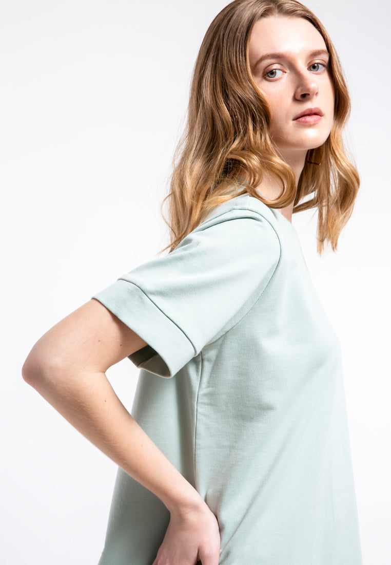 Cuff Sleeves Blouse