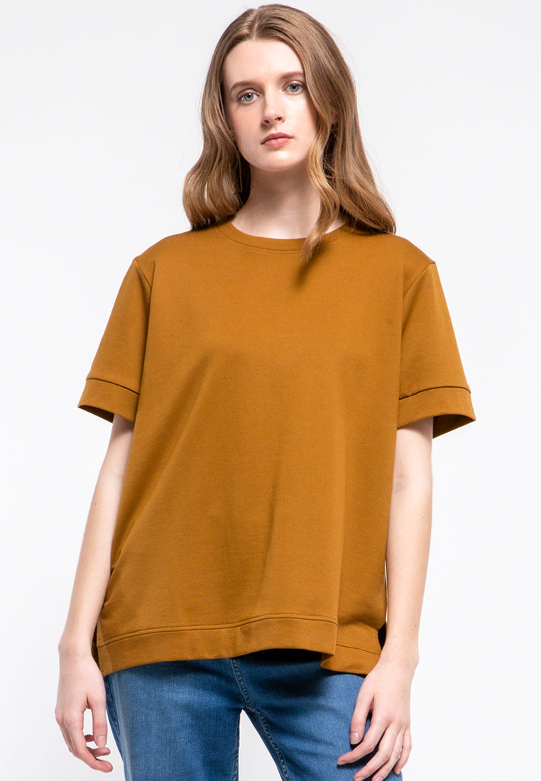 Cuff Sleeves Blouse