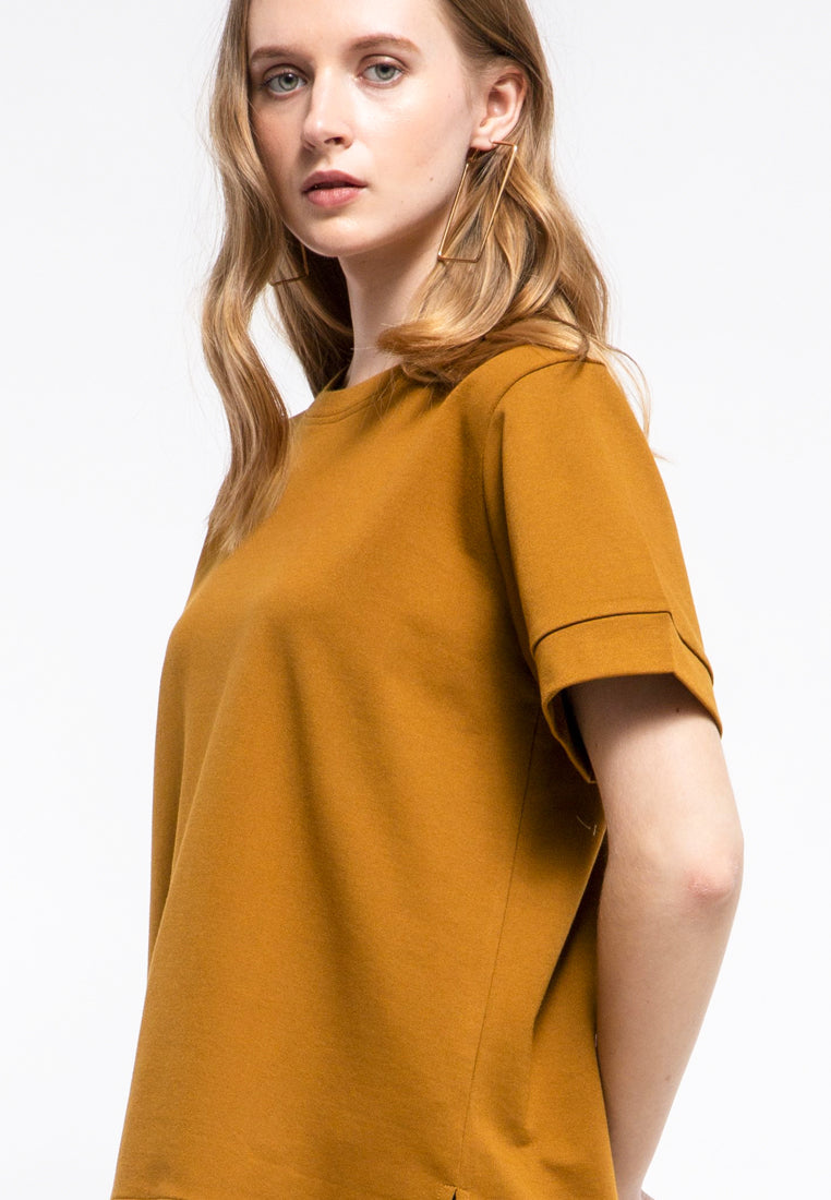 Cuff Sleeves Blouse