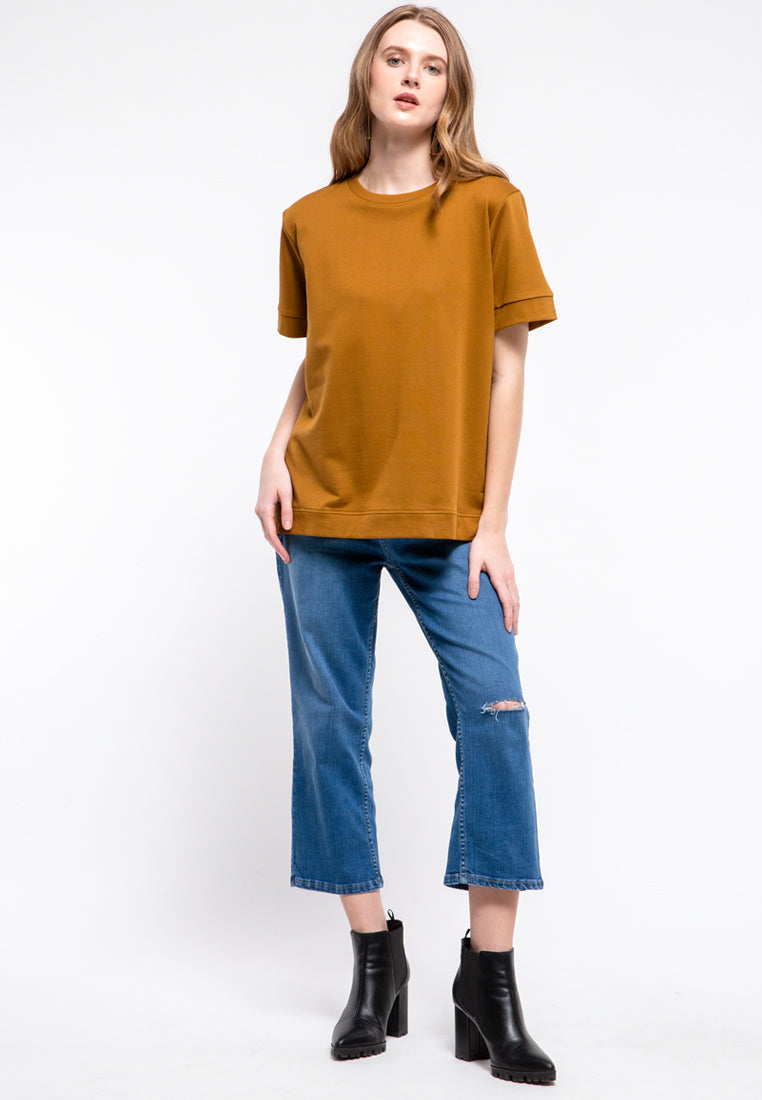 Cuff Sleeves Blouse