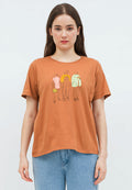 Round Neck Graphic T-shirt