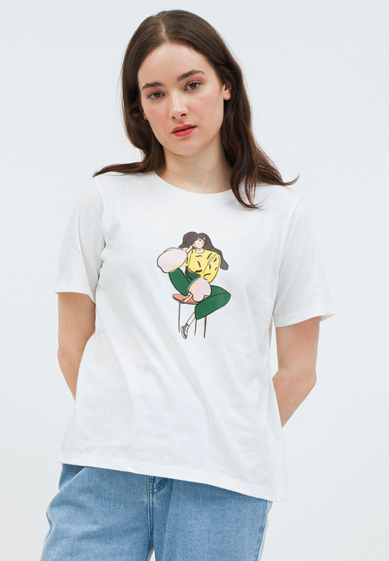 Round Neck Graphic T-shirt