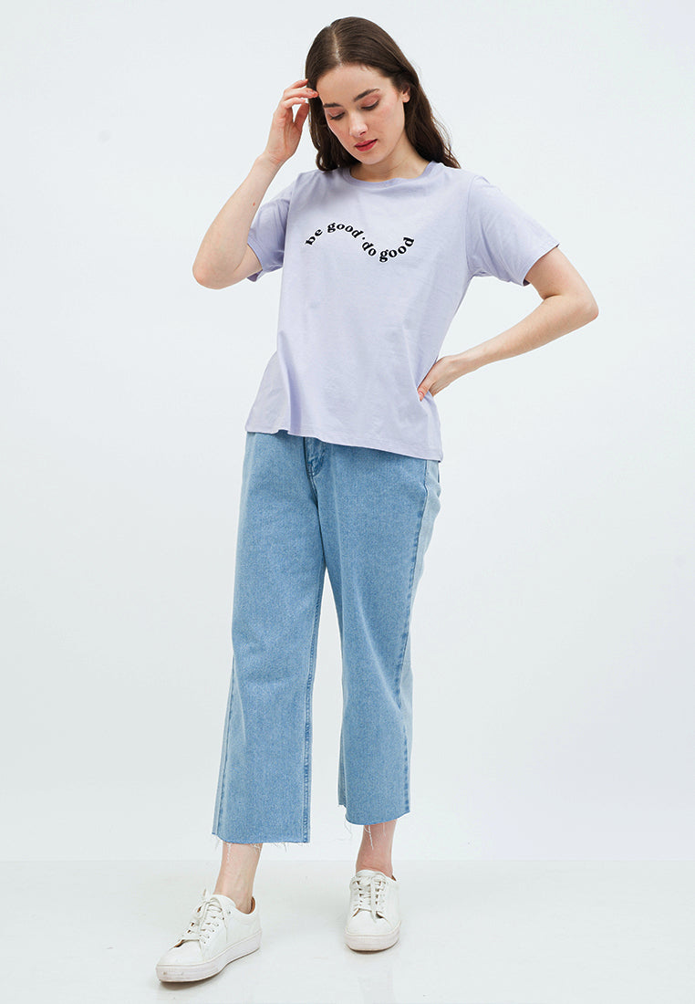 Round Neck Graphic T-shirt
