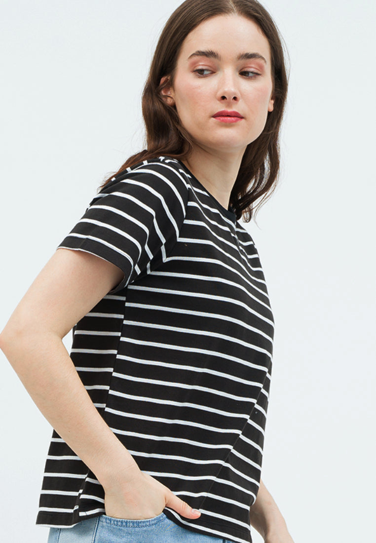 Short Sleeve Striped T-shirt