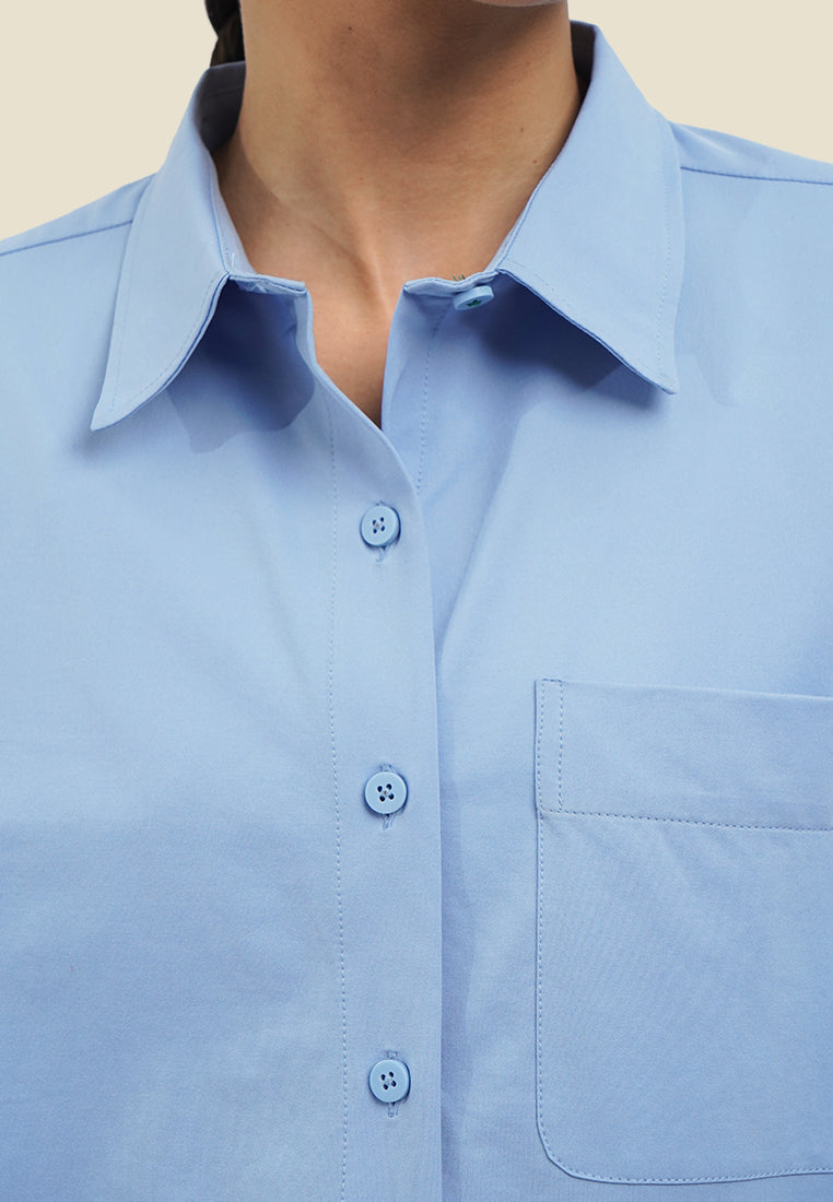 Drift Long Sleeve Boxy Shirt
