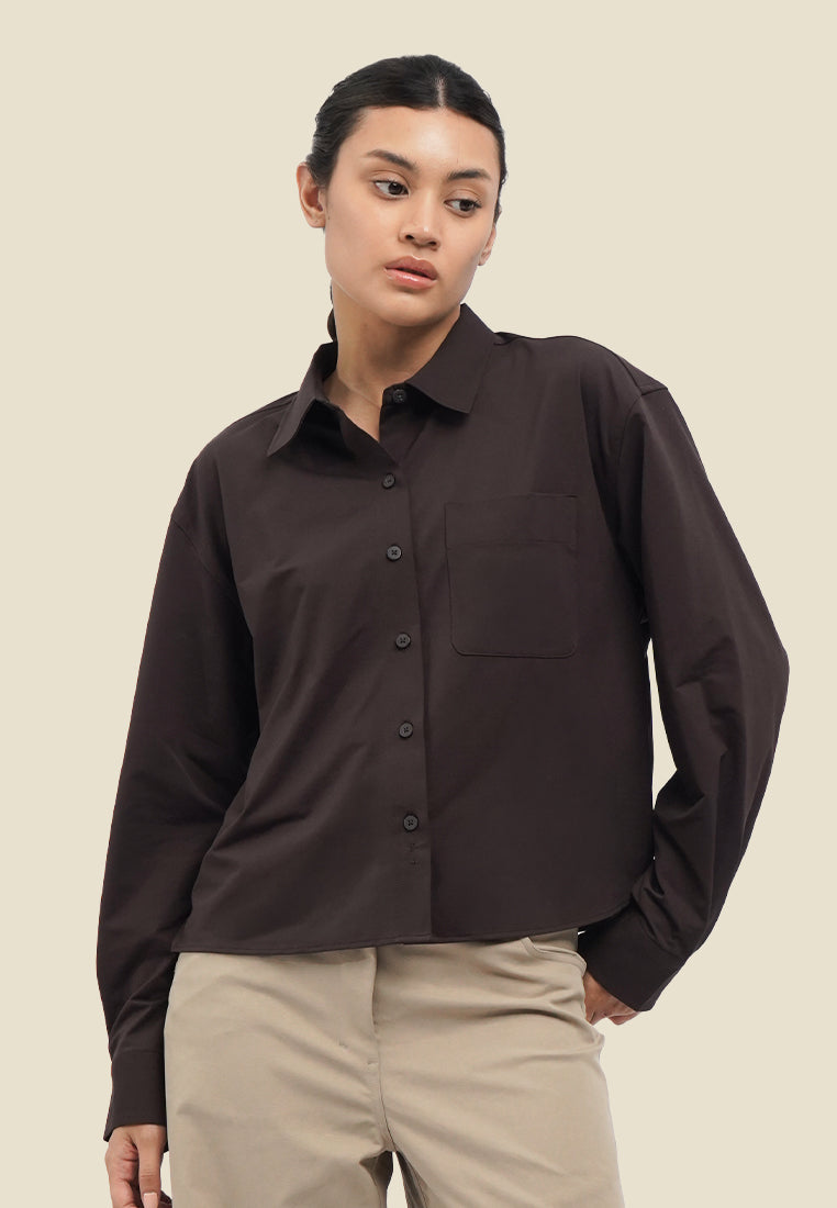 Drift Long Sleeve Boxy Shirt