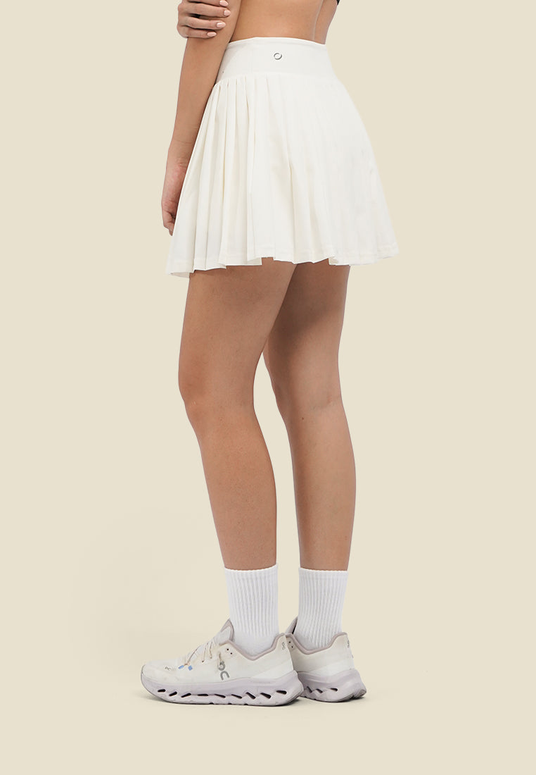 Pace High Rise Pleated Court Skort Medium Support