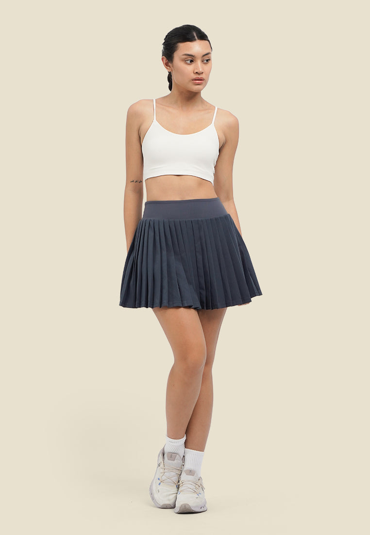 Pace High Rise Pleated Court Skort Medium Support