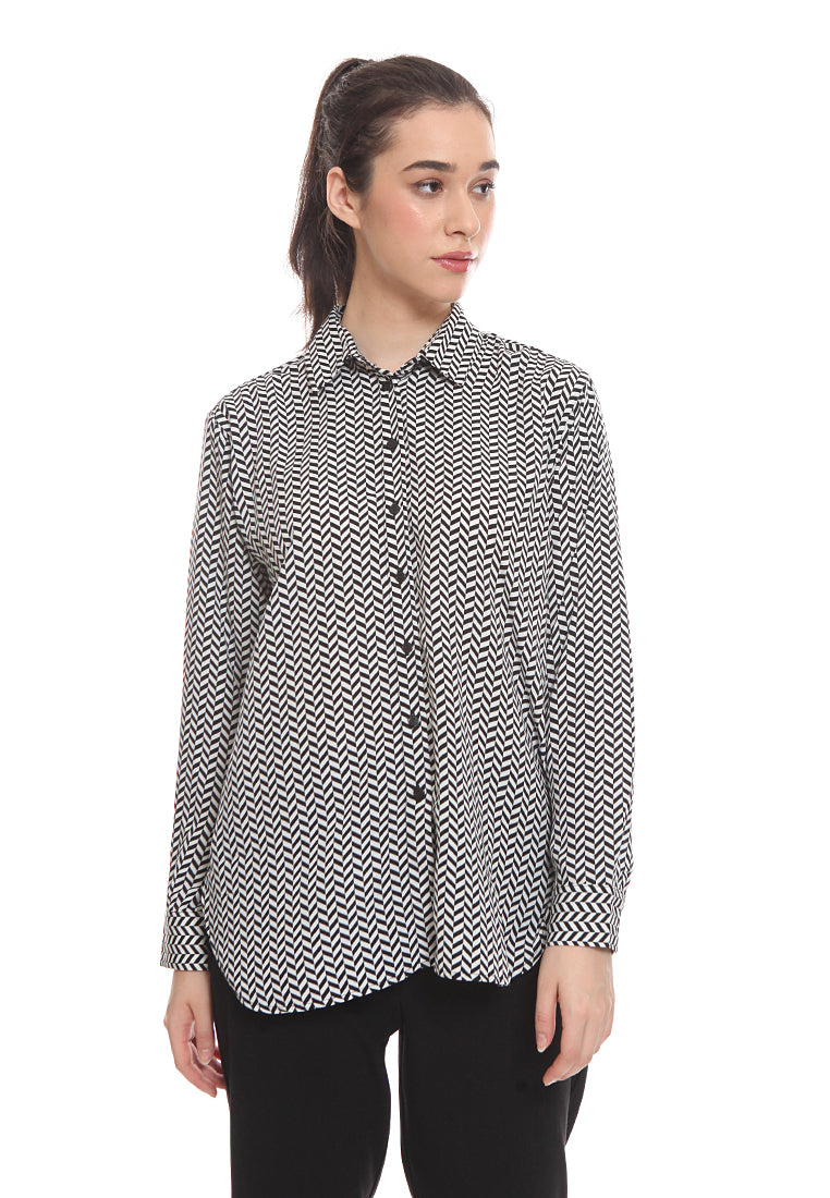 Long Sleeves Blouse