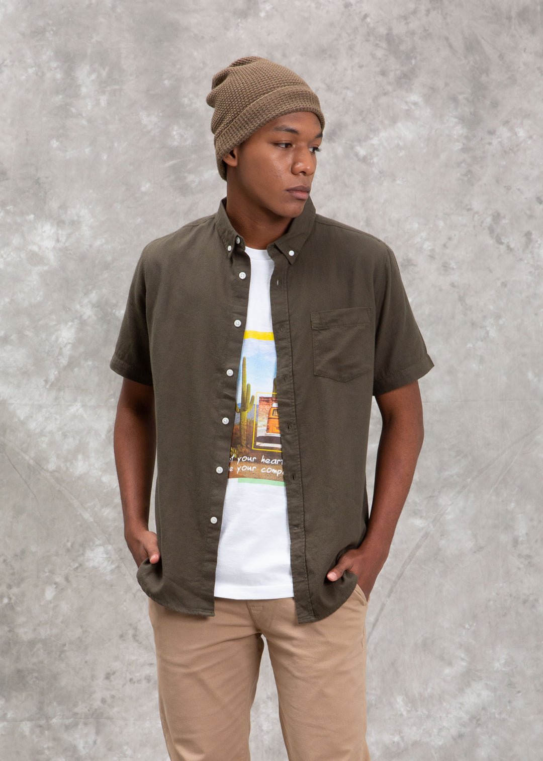 Shirt S/S Green 1 Ss20