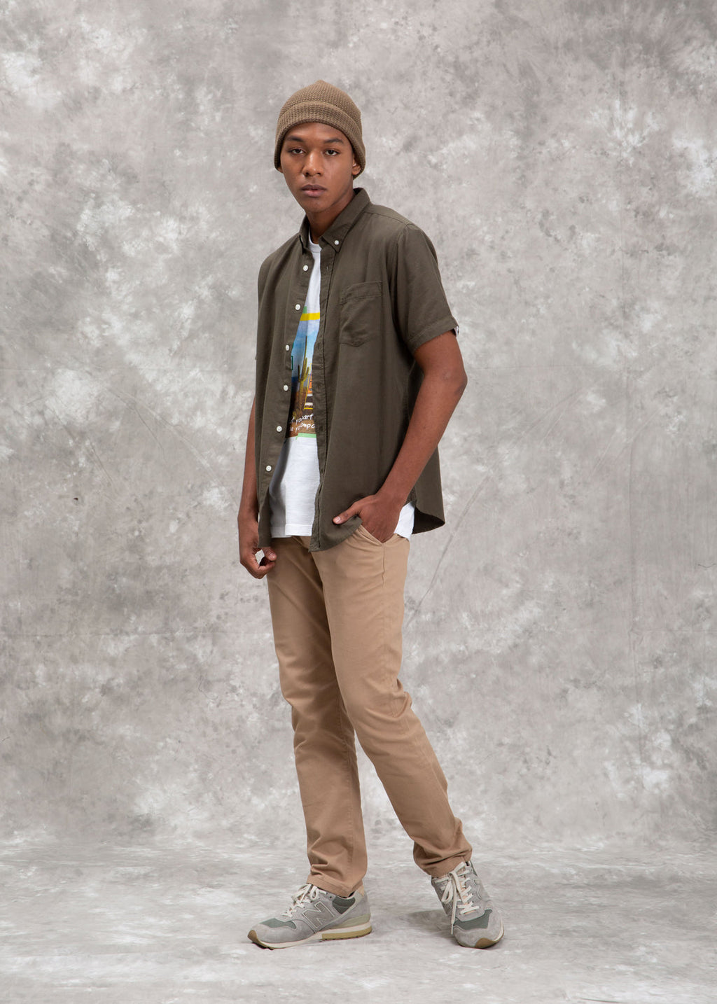 Shirt S/S Green 1 Ss20