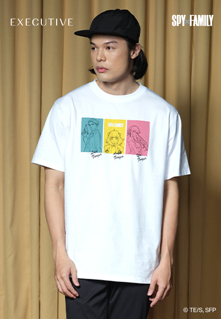 Spy X Family Executive The Forgers White T-Shirt