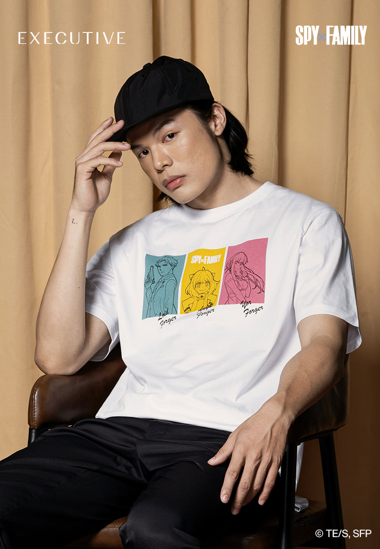 Spy X Family Executive The Forgers White T-Shirt